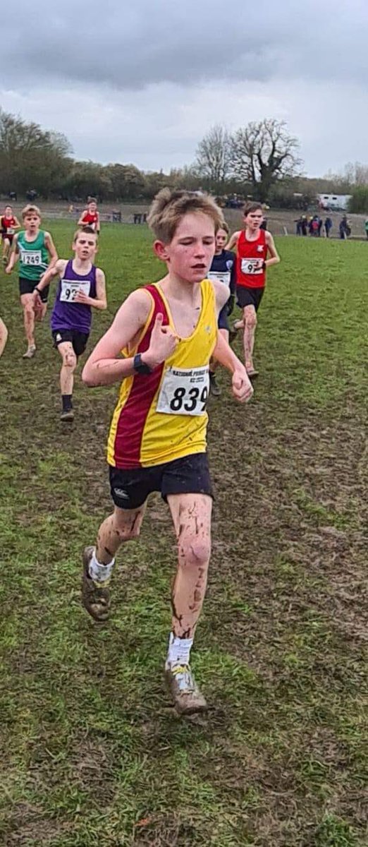 Definitely the final (?!) cross country of the winter Dylan Necrews &amp; Finley Kuklinski finished 62nd &amp; 78th respectively from 164 runners at Prestwold Hall. Well done boys 👏