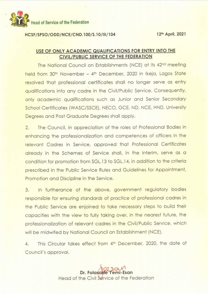 lordmolam's tweet photo. SAVE OUR SOULS

The Refusal of MLSCN to convert MLT/MLA professional certificate course to an academic qualifications as advised before now in 2021 by Federal Government to all Professional Regulatory Councils/Boards as contained in circular reference:... https://t.co/LMVJkRwvTv