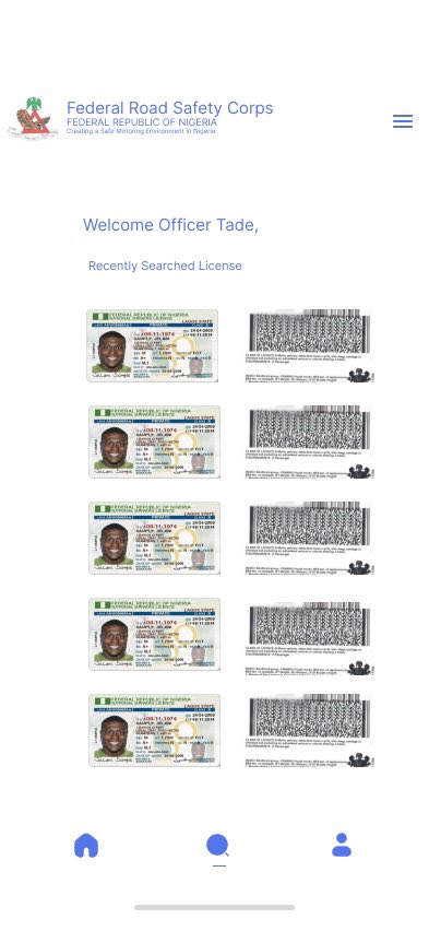 iaminnos1's tweet photo. Hello @FRSCNigeria , here’s an app design that can help your field officers with drivers who forgot their license at home. Driver’s information can be easily accessed with their Surname, DOB and Phone Number . https://t.co/RUScSDrP0S