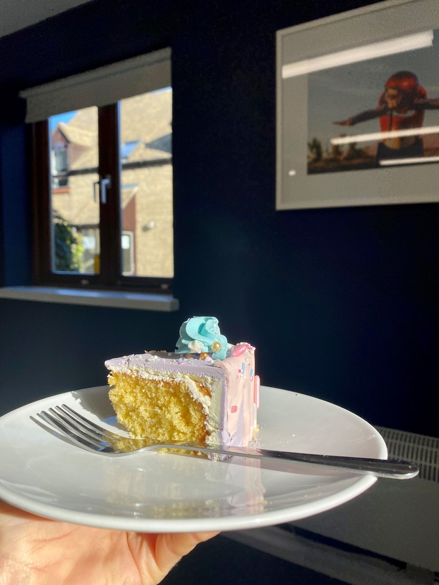 Elevenses 👌 Our team got to try this beauty made by our very talented Finance Manager Sarah! #cake #monday #sweet
