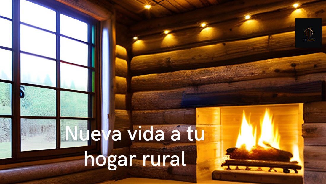 NoovaElectra's tweet photo. Nova Electra "Nueva vida a tu hogar rural". Proyectos integrales de reforma en la iluminación de tu vivienda rural. https://t.co/MWiWFFYVji