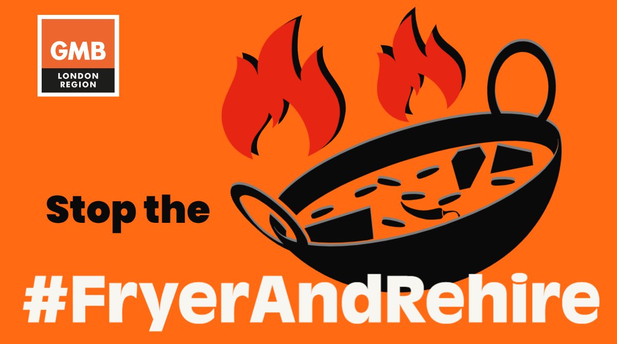 GMB London Region (@gmblondonregion) on Twitter photo Thank you <a href="/SadiqKhan/">Sadiq Khan</a> for supporting
<a href="/GMBLondonRegion/">GMB London Region</a> members at Pilgrim’s Food Masters in Southall who are threatened with fire and rehire.
#FryerAndRehire is an outdated and savage attack on workers that has no place in today's world of work.
<a href="/GMBPoliticsLDN/">GMB Politics London</a>
<a href="/GMB_union/">GMB Union</a> Thank you <a href="/SadiqKhan/">Sadiq Khan</a> for supporting
<a href="/GMBLondonRegion/">GMB London Region</a> members at Pilgrim’s Food Masters in Southall who are threatened with fire and rehire.
#FryerAndRehire is an outdated and savage attack on workers that has no place in today's world of work.
<a href="/GMBPoliticsLDN/">GMB Politics London</a>
<a href="/GMB_union/">GMB Union</a>