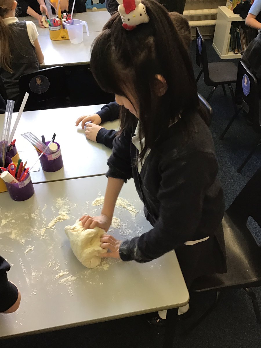 MissSChappell's tweet photo. Making our final bread dough ready for our grown ups to try tomorrow! We have definitely improved our skills and technique. 😋🍞 https://t.co/nKZI7huD31