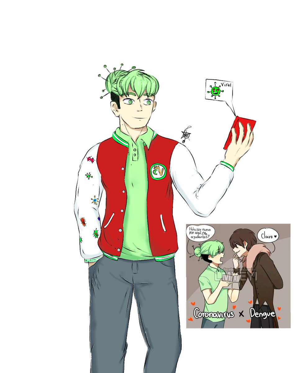 Lo hice por diversión y hasta le puse una chamarra que se me ocurrió v:
P.D pedí permiso 
<a href="/CrazyGelsh/">🔞Galax crazy studio (Open Commisssion)</a>
<a href="/lmyeyi/">✦ LMYEYI ✦ 🧡✨</a> #coronavirus #Fanarts #salchipapas #TengoSueño