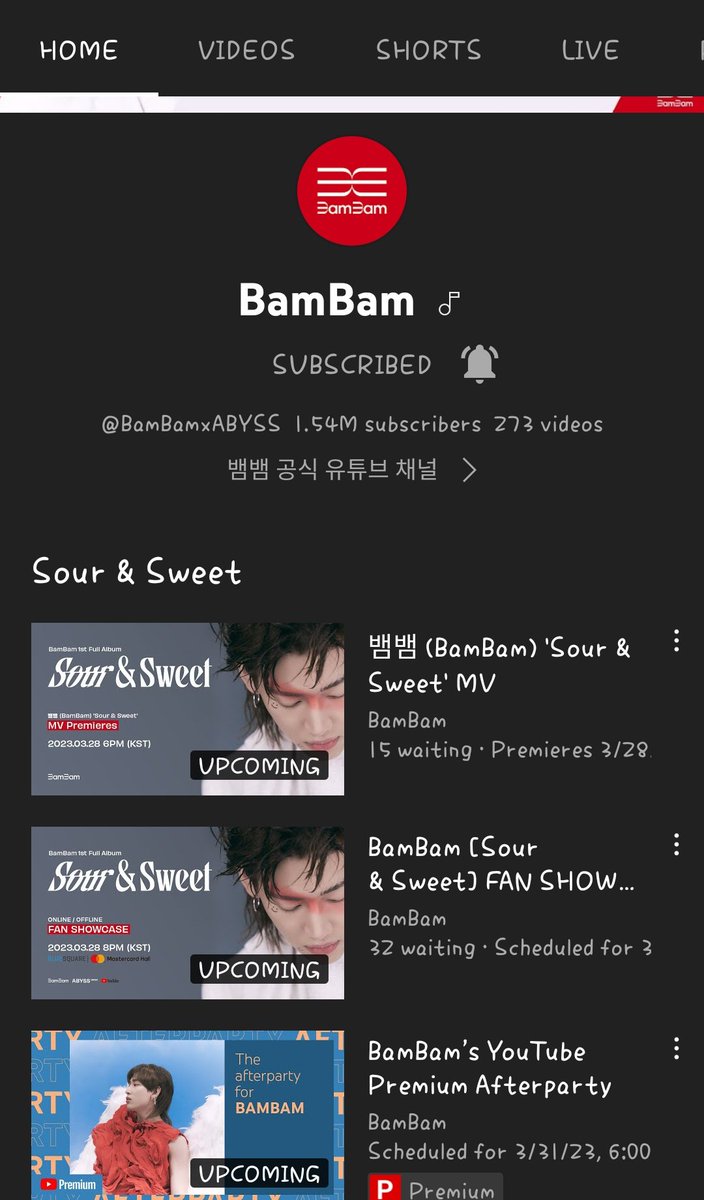 bowwmp's tweet photo. เพื่อความชัวร์อยากให้ทุกคนเข้าไปในช่องytน้องแบมเพื่อเช็คว่าตัวเองกด notifyเพื่อแจ้งเตือน MVไว้รึยังเพราะตอนนี้มีหลายลิ้งค์ให้เตือนมากMVตอนยอดเข้าชมครั้งแรกสำคัญมากๆกับวิวที่เราจะทำสถิติใน24ชมแรกน้า https://t.co/wCgLLkQHbp กดnotify ทุกอันเลยน้า 
#SourandSweet_D1 #BamBam @BamBam1A https://t.co/CkerH2STup