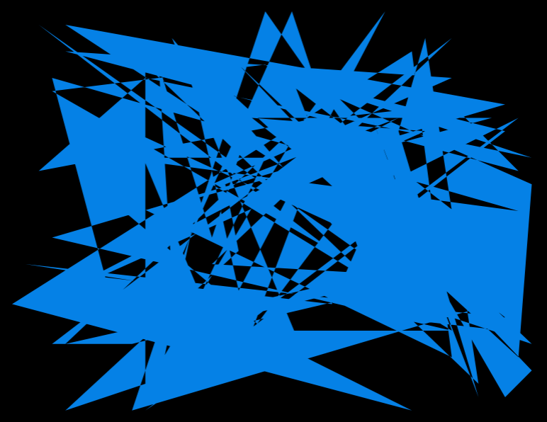 shskaercher's tweet photo. Here's day 27 of my March #mathart challenge. We are currently playing with randomness in the Sim Center. 100 random points and plotted them in order in @Desmos. Easy to do, fun to play with! Can't decide which version I like best.

#playwithmath here: https://t.co/3dRePgasl3 https://t.co/0PZ1zCdpHo