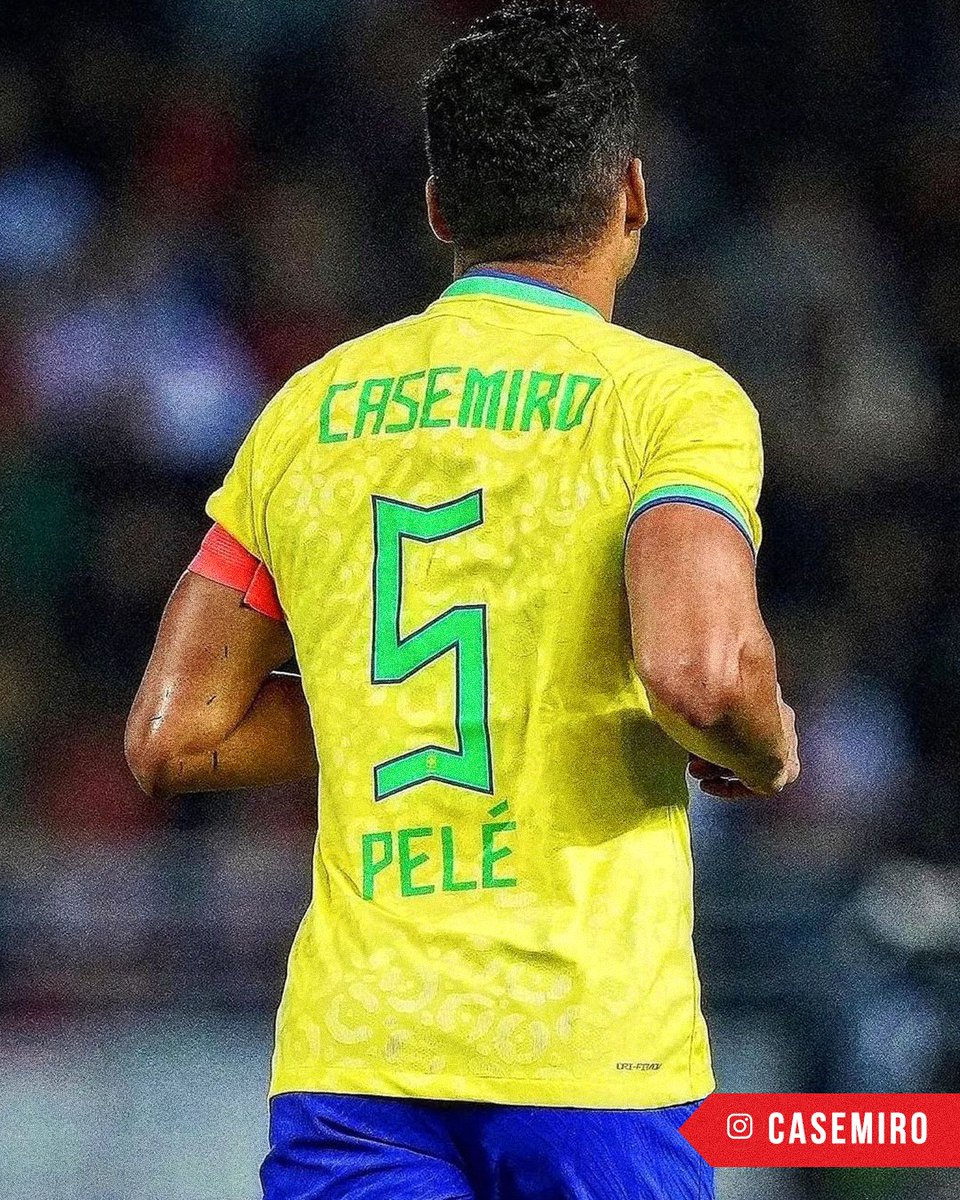 ManUtd's tweet photo. Respect, @Casemiro 🇧🇷❤️

#MUFC https://t.co/k9Nf2RzXBE