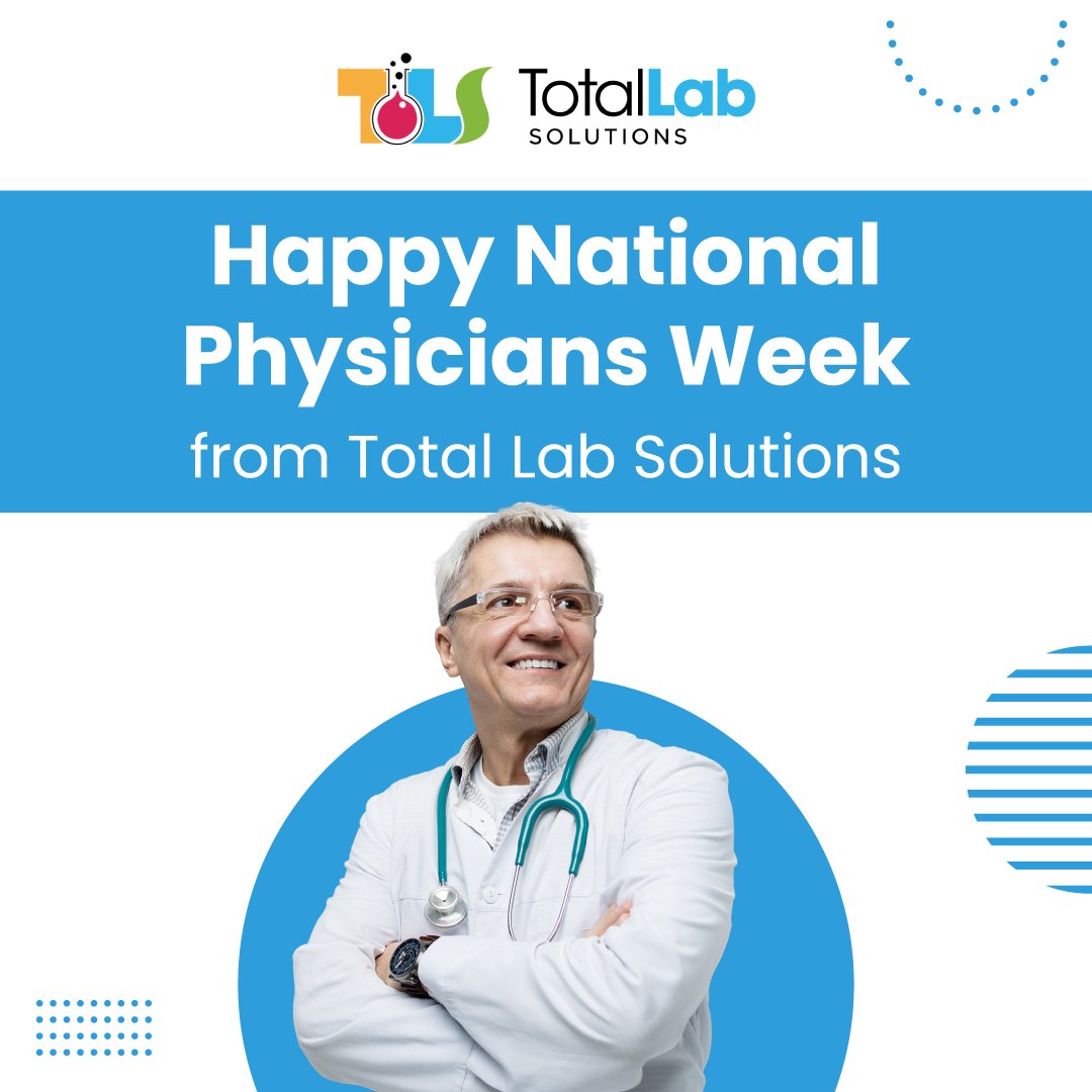 🎉🩺 Happy #NationalPhysiciansWeek! 🩺🎉

Total Lab Solutions raises our test tubes 🧪 to the superheroes in white coats, our extraordinary physicians! 💉🌟

Let's appreciate these fantastic healers and their prescription for a healthier world! 🌍💊

#ThankADoctor