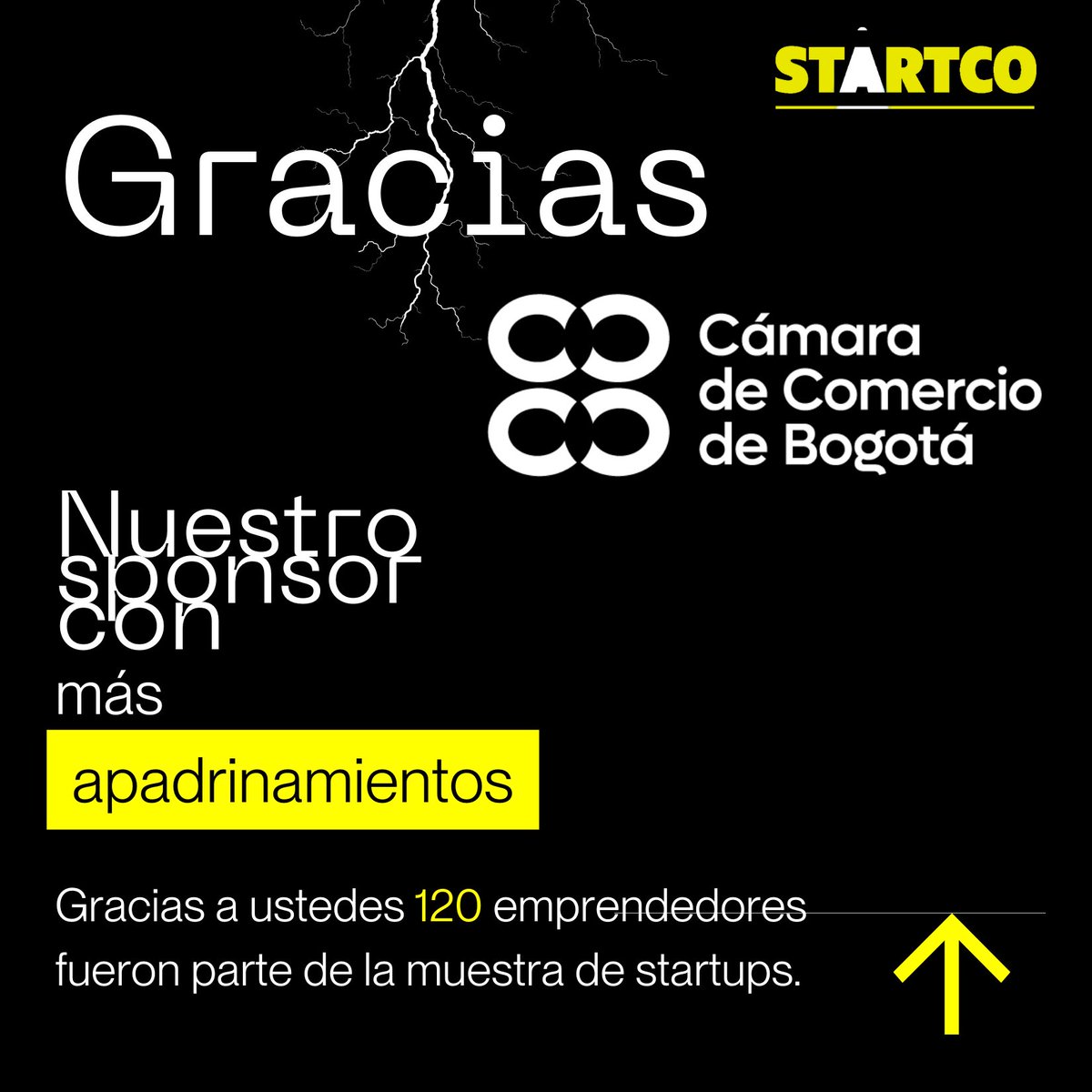 <a href="/camaracomerbog/">Cámara de Comercio de Bogotá</a>
  ha sido  aliada incondicional. Junto a ellos hemos construido diversos proyectos y fueron claves en #Startco2023.
Gracias a todo el equipo liderado por 
<a href="/NicolasUribe/">Nicolas Uribe 🇨🇴</a>
   que siempre ha estado para fortalecer el ecosistema y apoyar iniciativas como la nuestra.