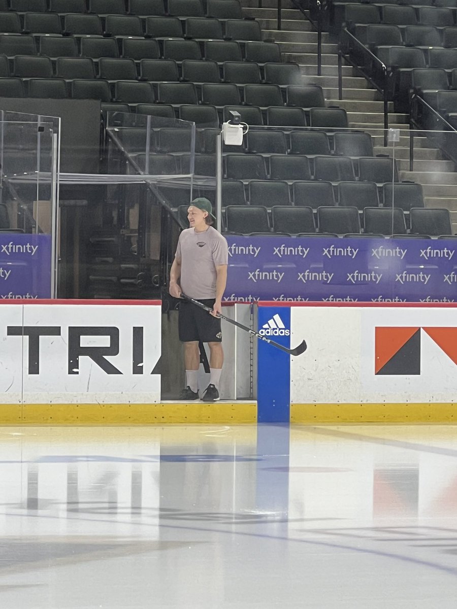 BrandonMileski's tweet image. Kaprizov sighting