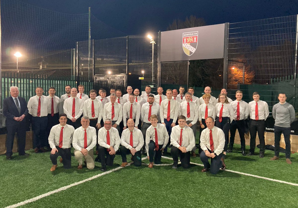 NCFARefereeing's tweet photo. COUNTY CUP FINAL SEMINAR | On Friday evening, we hosted our Referee County Cup Final Seminar @theFDCNorfolk. 

Thank you to Lee Betts from @FA_PGMOL for delivering a session to prepare our match officials.

Congratulations to everyone who has been appointed. #NorfolkFootball ⚽️🏆 https://t.co/jt7BCzoucR