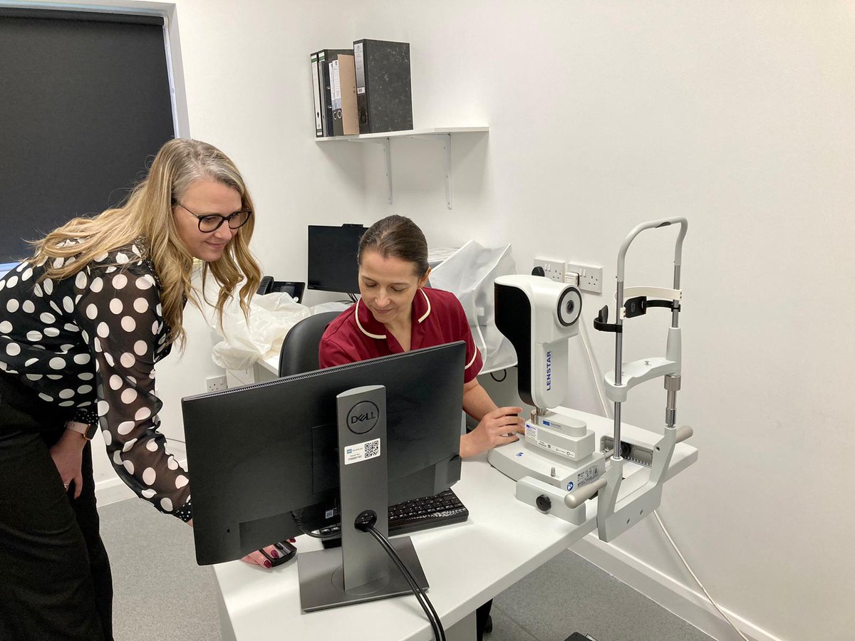HS_UK's tweet photo. HS-UK Area Sales Manager, Angela Masson, was busy last week training staff from Woodlands Hospital @circlehealthgrp , Darlington. She had one to one training with Hannah and Rebecca, on the Lenstar 900 & Octopus 900 #HSUKTraining #perimetry #biometry #Lenstar #WoodlandsHospital https://t.co/gs5C1vMy4g