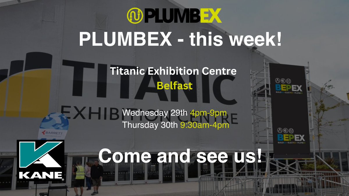 #PLUMBEX - this week!

Who's coming?

#TeamKane