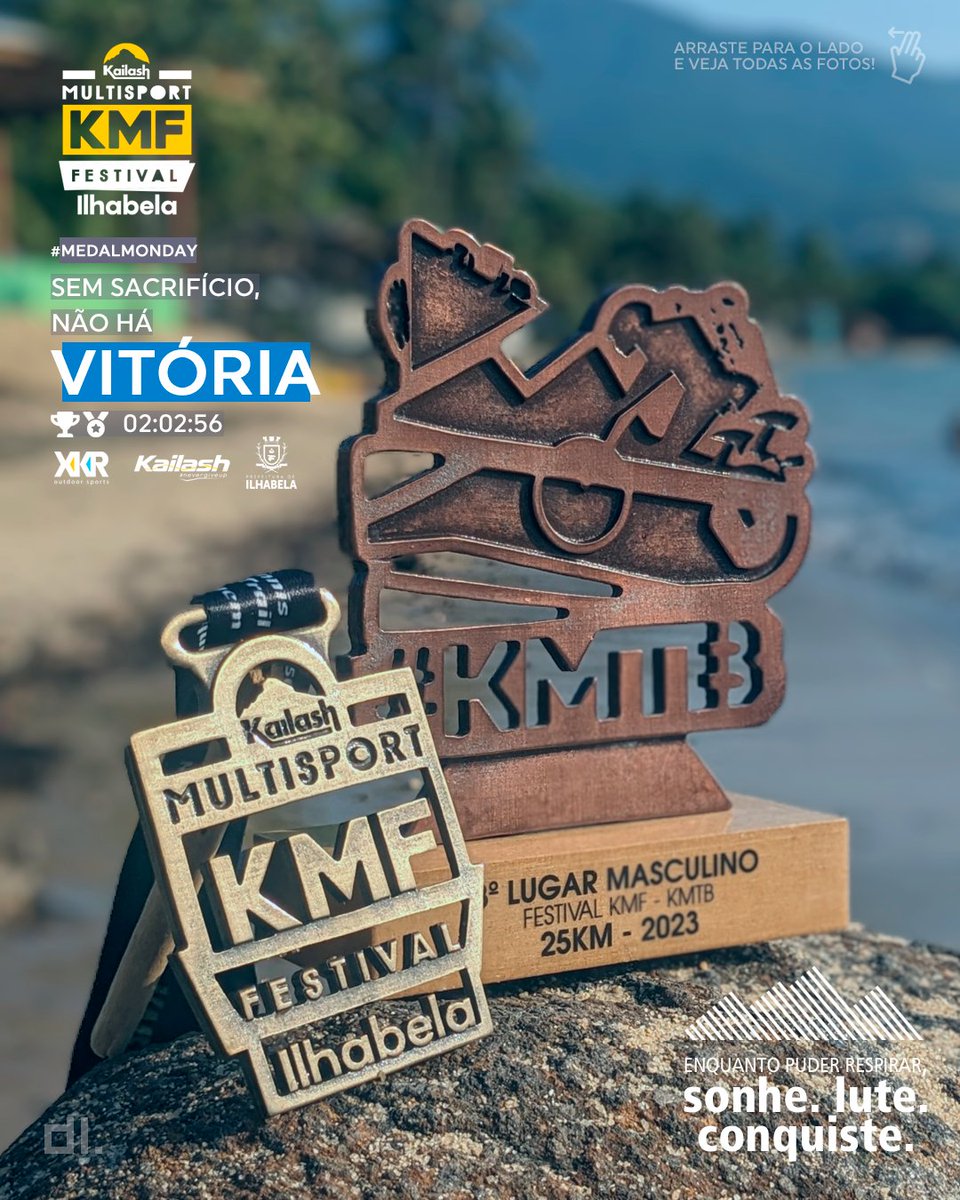 franhaydin's tweet photo. #medalmonday
FESTIVAL KMF
MTB 25 km | 02:02:56
8º Geral | @festivalkmf
IlhaBela, SP

Sonhe. Lute. Conquiste.
A Montanha Chama https://t.co/T3o3m00rea