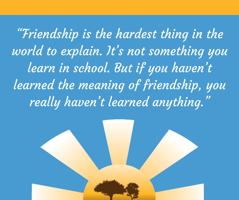 Friendship is the key to life. #FriendsCare