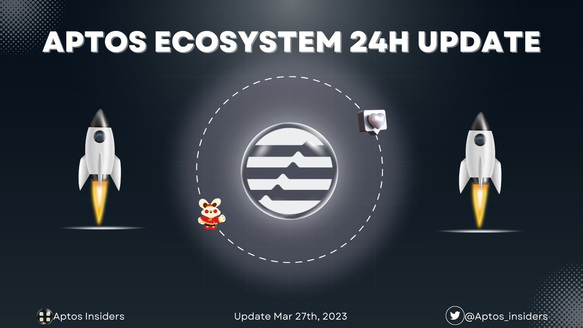 #APTOS ECOSYSTEM 24H UPDATE⚡️

1/ <a href="/AriesMarkets/">Aries Markets</a> was excited to announce that #OrderDAO, the first NFT-focused governance platform is now live💎
2/ <a href="/ThalaLabs/">Thala</a> excited to unveil the upcoming launch of Thala’s governance token $THL 

Like &amp; RT to support us!

#Aptos #AptosNFTs #Web3