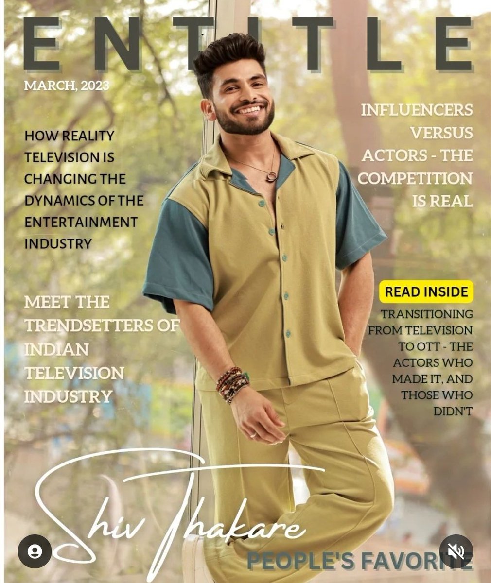 medico_sane's tweet photo. #ShivThakare graces the " ENTITLE MAGAZINE COVER " the whole story from amravati to people new favourite

#ShivSquad #BiggBoss #BB16 https://t.co/kGrsljyjZb