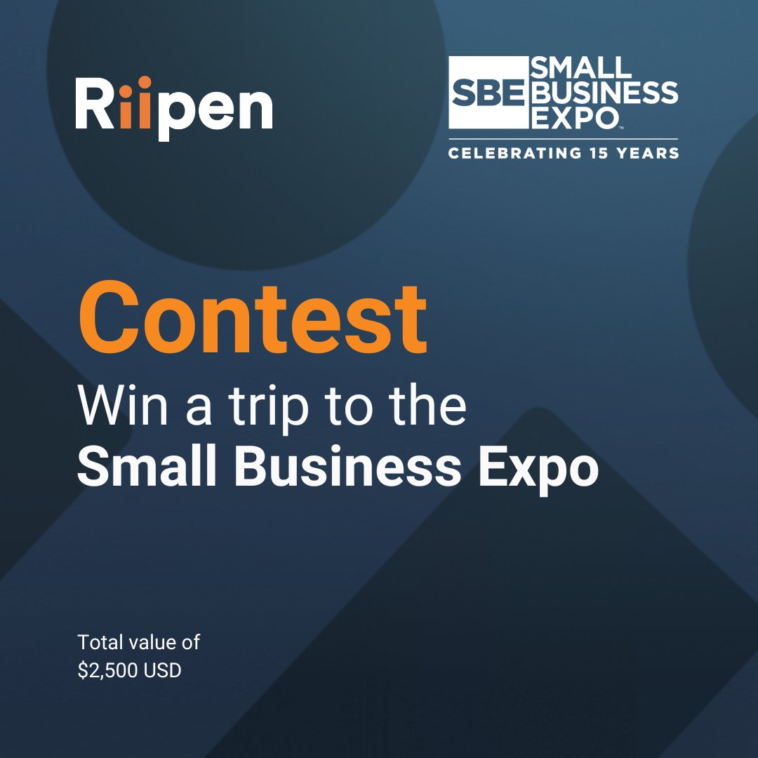 riipen's tweet image. 🌟 Are you ready for the ultimate small business experience? Enter our contest for a chance to win a trip to the @SmallBizExpos! Make sure to enter for a chance to win two tickets, travel and accommodations. 

👉 Learn more here: hubs.li/Q01GV8C60

#RiipenContest #WinATrip