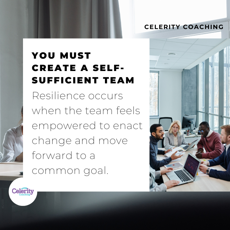 This can be done only when your team is self-sufficient and motivated to achieve the goals set out in front of them.

Fostering their ideas and goals will spark the motivation within your team to work individually toward that goal.

#selfsufficient #motivated