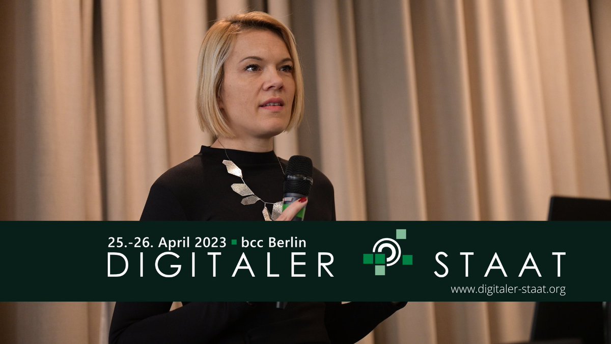 Dr. Laura Dornheim (<a href="/schwarzblond/">Laura Sophie Dornheim</a>), CDO der <a href="/StadtMuenchen/">Stadt München</a>, kommt nach dem #ZKonBayern23 jetzt auch zum #DigiStaat23. Dort spricht sie über die Umsetzung der Vision vom Digitalen München. Alle Infos zum Programm und zue Anmeldung gibt es auf digitaler-staat.org/programm/#1674…