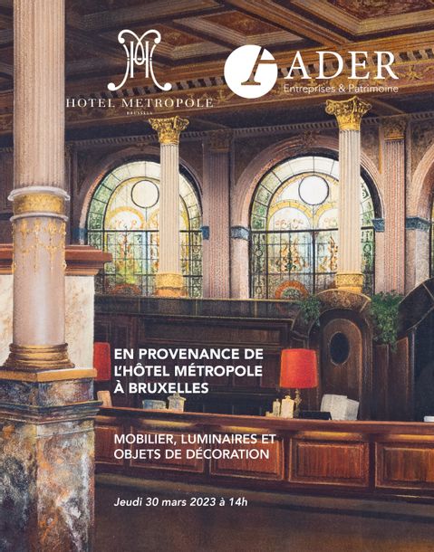 Thursday/29 March is the last chance to see inside the Hôtel Métropole before renovation, an exhibition of furniture, lights and other fittings being sold through three auctions. The live version is 30 March. Details here: idiots.beer/hotel-metropol…