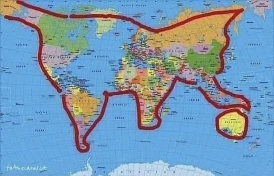 ¿A qué edad se enteraron que el mundo es un gato jugando con Australia? 👀