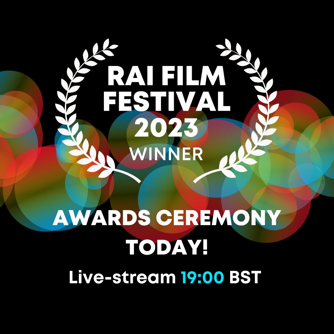 We cannot wait to reveal the winners of this year's awards #raiff23 Tune in today at 7 pm BST for a live-stream ceremony and discover which films are taking top honours, including the @SAPIENS_org Audience Award chosen by you! Bookmark the link now hhttp://ow.ly/Mqb050NsC1l