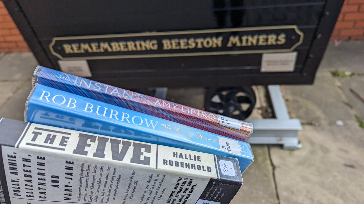 lucyajmmoore's tweet photo. Popped up to #BeestonLibrary to collect The Instant &amp; picked up The Five &amp; this Rob Burrow too! https://t.co/dhNiK0AuHK
