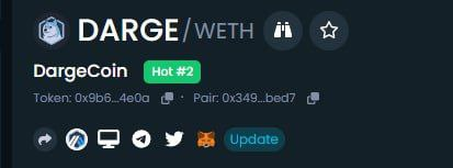 TRENDING #2 ON DEXTOOLS $Darge #Arbitrum 

<a href="/cryptoaeon/"></a> 
<a href="/EricCryptoman/">Eric Cryptoman</a> 
<a href="/ObitoCrypt0/">Obito 💹💸</a>