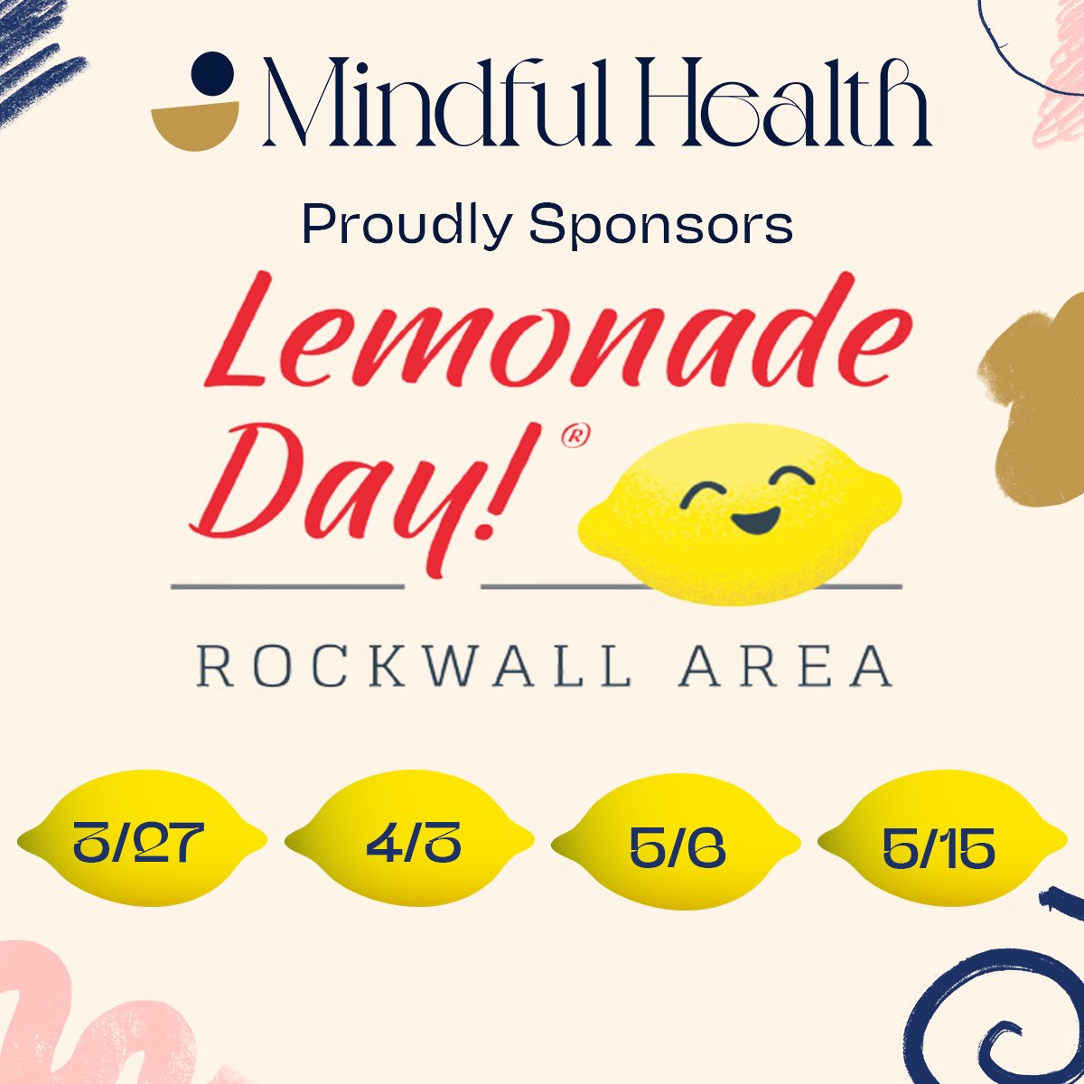 Mindful Health is proud to sponsor Lemonade Day in Rockwall, Texas! Join us as we encourage young entrepreneurs to embrace their creativity and develop valuable business skills. 🍋🍹 #mindfulhealth #lemonadeday #youngentrepreneurs #rockwalltx