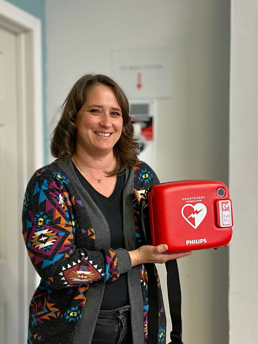 Through the generosity of CP Has Heart - <a href="/CanadianPacific/">CPKC</a> community investment program, Turning Point Society has purchased a much-needed automated external defibrillator (AED) to enhance our medical emergency response. Thank you for this incredible contribution! #CPHasHeart