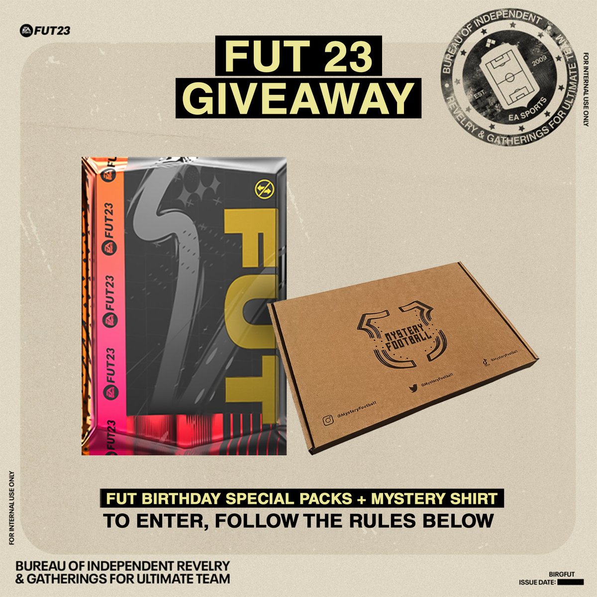 4x Birthday Cheers packs  + Mystery Shirt Box Giveaway 😍

To enter: 🔁 + ❤️
Follow: 
@MysteryFootba11 
 + 
<a href="/SAF_gg/">SAF</a>

24 hours only. Good luck 🤝