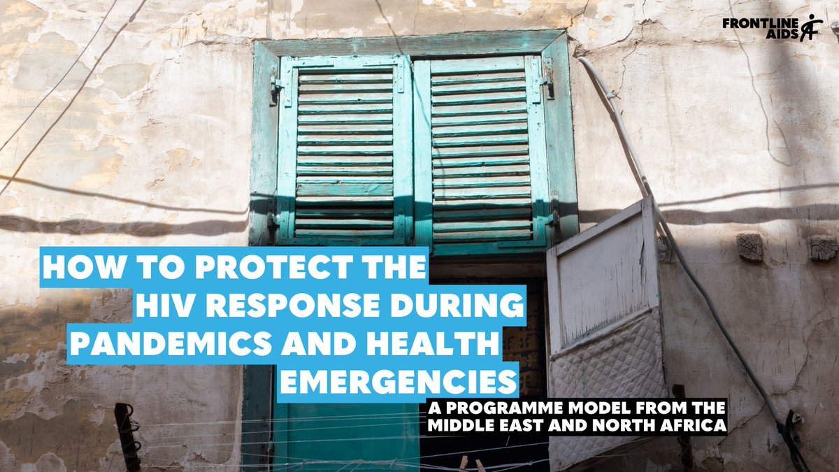 🚨📰 New publication!

Led by evidence, experience &amp; knowledge from community organisations in #MENA combatting COVID-19, we designed a programming model to be used when threats from pandemics &amp; health emergencies collide with #HIV. 

Learn more now: frontlineaids.org/resources/nado…