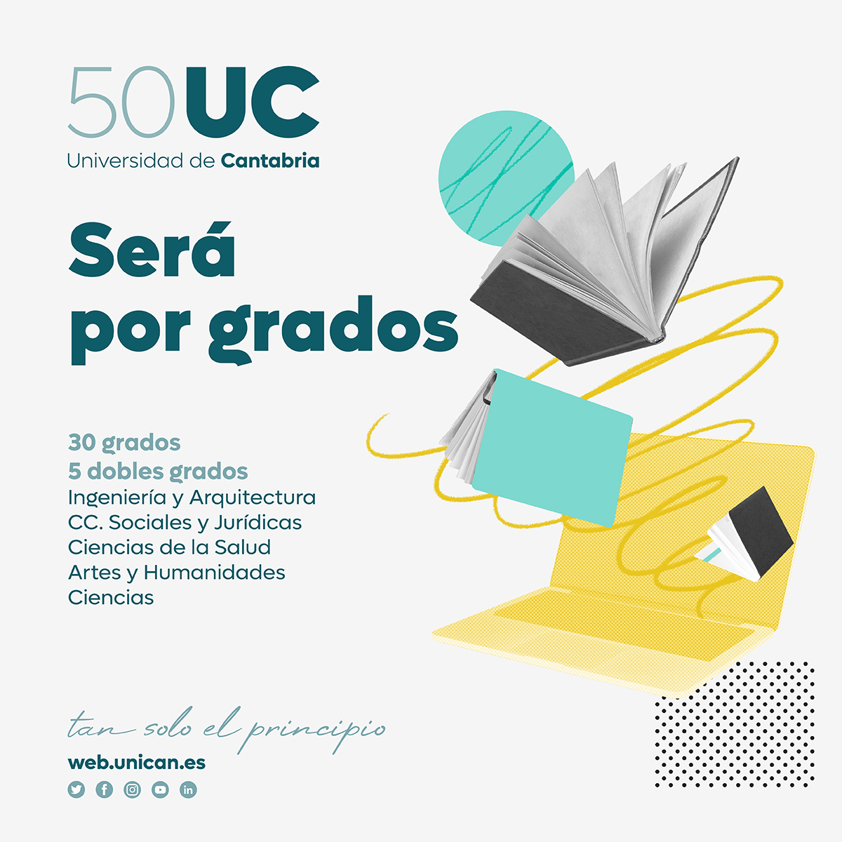Universidad de Cantabria (@unican) on Twitter photo UC | Lograr un título está muy bien. Conseguirlo en una universidad pública de prestigio, integrada en una de las redes de universidades internacionales más relevantes de Europa, está mejor.
<a href="/unican/">Universidad de Cantabria</a> te ofrece 30 titulaciones de grado y 5 dobles grados. 📷web.unican.es UC | Lograr un título está muy bien. Conseguirlo en una universidad pública de prestigio, integrada en una de las redes de universidades internacionales más relevantes de Europa, está mejor.
<a href="/unican/">Universidad de Cantabria</a> te ofrece 30 titulaciones de grado y 5 dobles grados. 📷web.unican.es
