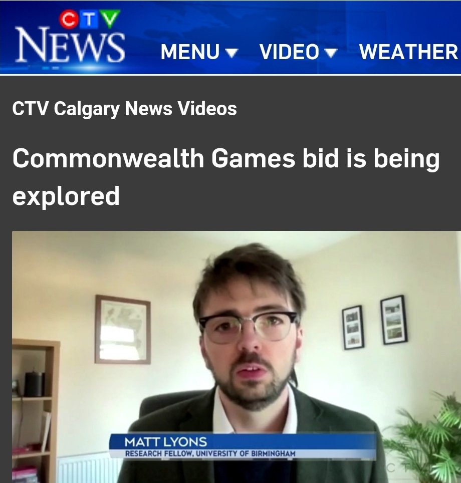 MattLyonsEG's tweet photo. If you happened to be watching @CTVNews  Calgary last week you might have spotted a familiar face during their piece on the commonwealth games https://t.co/ApfvxFmONs