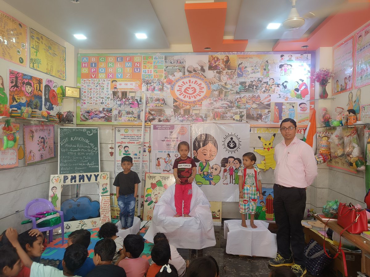 PoonamM80149112's tweet photo. Icds Kanjhawala
Awno63
Swasth Balak Balika Sapardha 
Prize distribution ceremony
With Block Co-ordinater   @AmitSharma_DWCD
@PoshanAbhiyaan
@smritiirani
@rashmisinghIAS 
@MinistryWCD 
@SamanvayWCD 
@PMOIndia 
@DM_NorthWest https://t.co/jrqkx54WCr