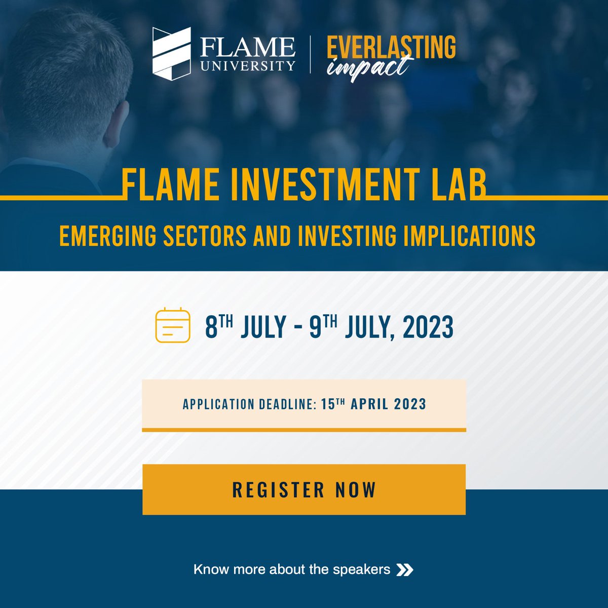 FLAME University on Twitter "Join Rajeev Thakkar and Raunak Onkar for
