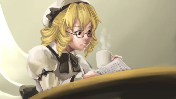 #深夜の真剣お絵描き60分一本勝負ルナチャ 