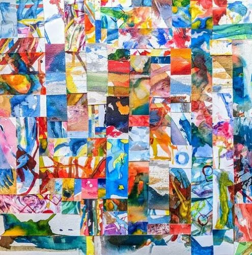 ArtsyShark's tweet photo. Artist Mark Lembo presents a collection of  mixed-media woven paintings and montages inspired by music. https://t.co/9r5eppUxdr #art https://t.co/4WaNOCyuzU