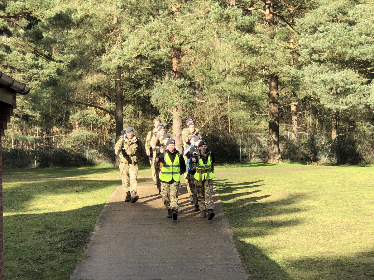 nswingatc's tweet photo. Well done to our #roadmarching team who completed another successful training session this weekend!
Covering 73km over two days, #aircadets and staff successfully completed the routes on both days despite the long distances and changeable weather.
#teamdynamite @ACORoadMarching https://t.co/ynFq8ucwV6