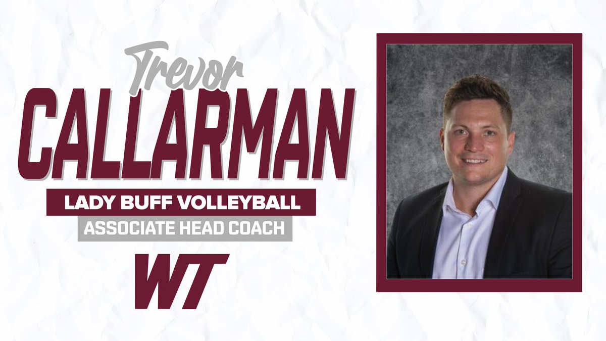 Welcome to Buff Nation, Trevor Callarman!

We are thrilled to announce Trevor Callarman as the new associate head coach for Lady Buff Volleyball! 

🔗- bit.ly/3nmNqiS

#BuffNation | #Allin
