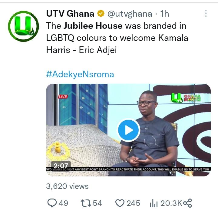 RightifyGhana's tweet image. If people can misrepresent and misinterpret Ghana 🇬🇭 and USA 🇺🇸 colours at the Jubilee House as LGBTQ 🏳️‍🌈 to make homophobic posts, begin to imagine how many more lies you have been told about the LGBTQI+ community.

You have been fed with so many falsehood to make you hate LGBT