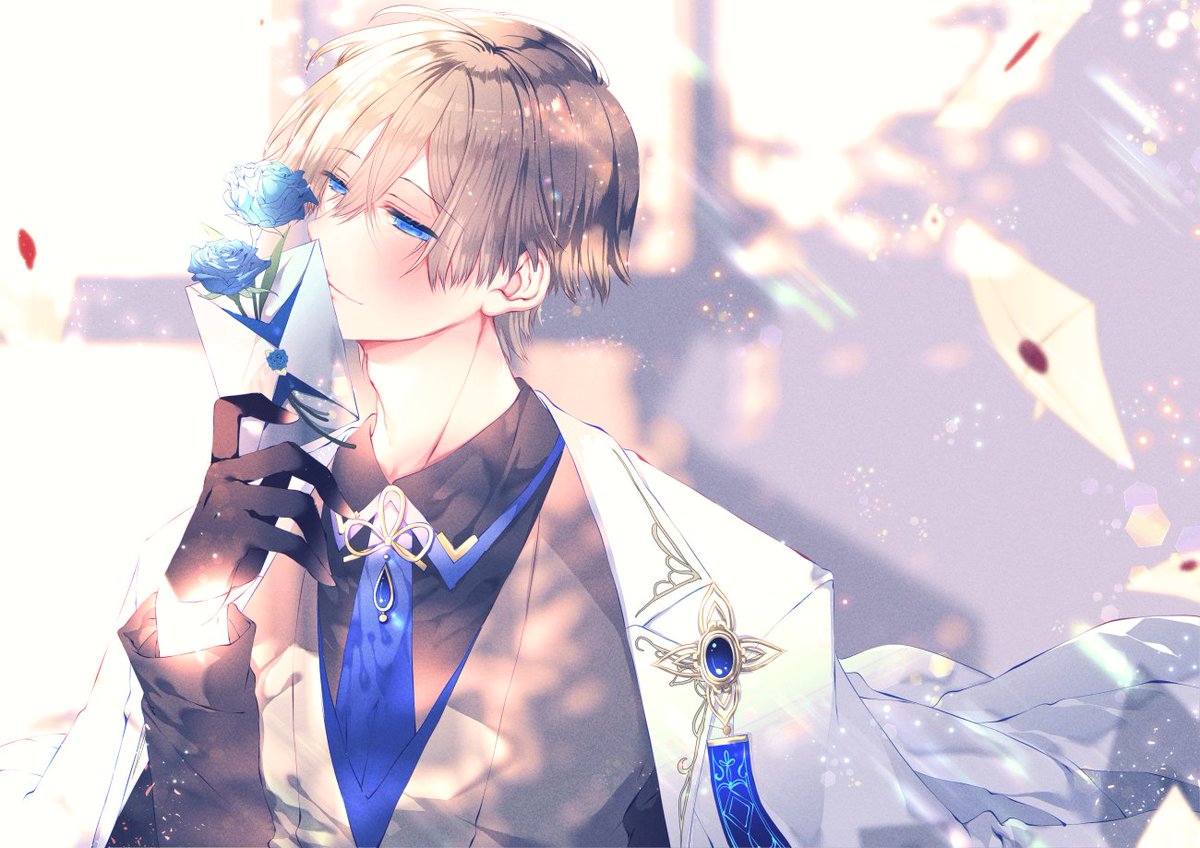 「碧凪レン様(*˘︶˘*).。.:* 手紙(*˘︶˘*).。.:* #碧凪レン #」|むーのイラスト
