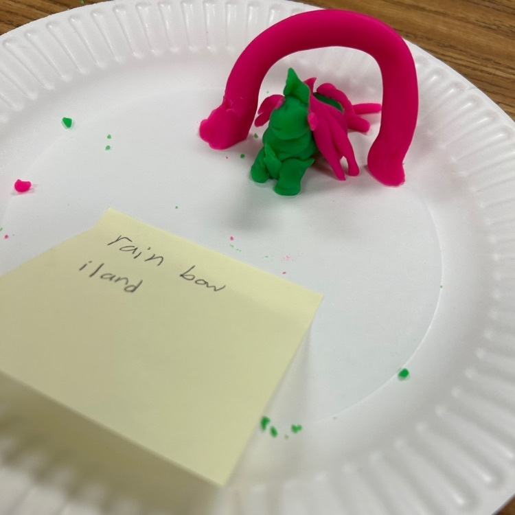 Ms. Hentsch's homeroom learned about the Think, Plan, Write, Revise writing process by showing off their creative Play-Doh creations. Way to go, Rockets!