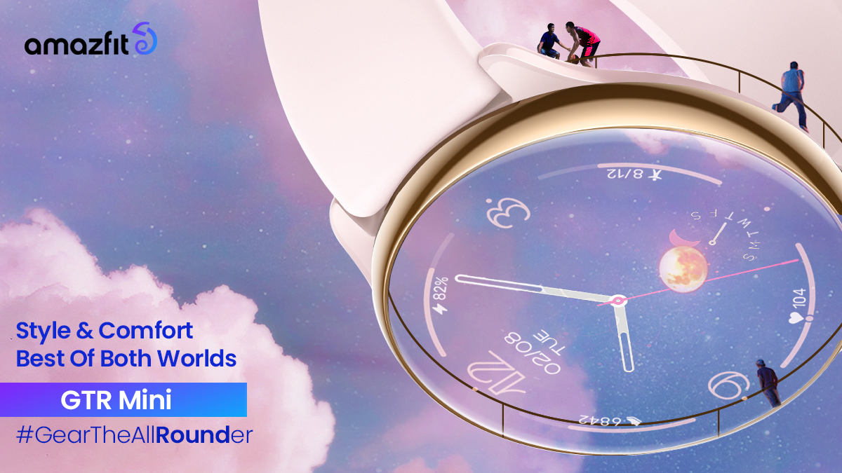 AmazfitIN's tweet photo. Behold a phenomenon never seen before 👀 A #smartwatch that blends #fashion with function 🤝
9.25mm thin body and 24.6g light weight design such is the comfort and style of our new #Amazfit #GTRMini ✨
Buy now here: https://t.co/3rOoLWSmqs
#GearTheAllRounder https://t.co/QorohFukOY