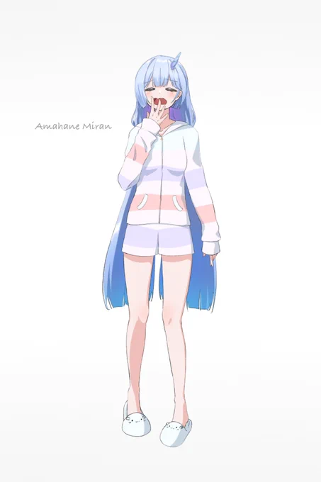おやすみらんさん凸待ちお疲れ様会、可愛い空間でしたこれからもイベントたくさんですが、休めるときはゆっくりおやすみくださいね#みらんこれくしょん#天羽音みらん 