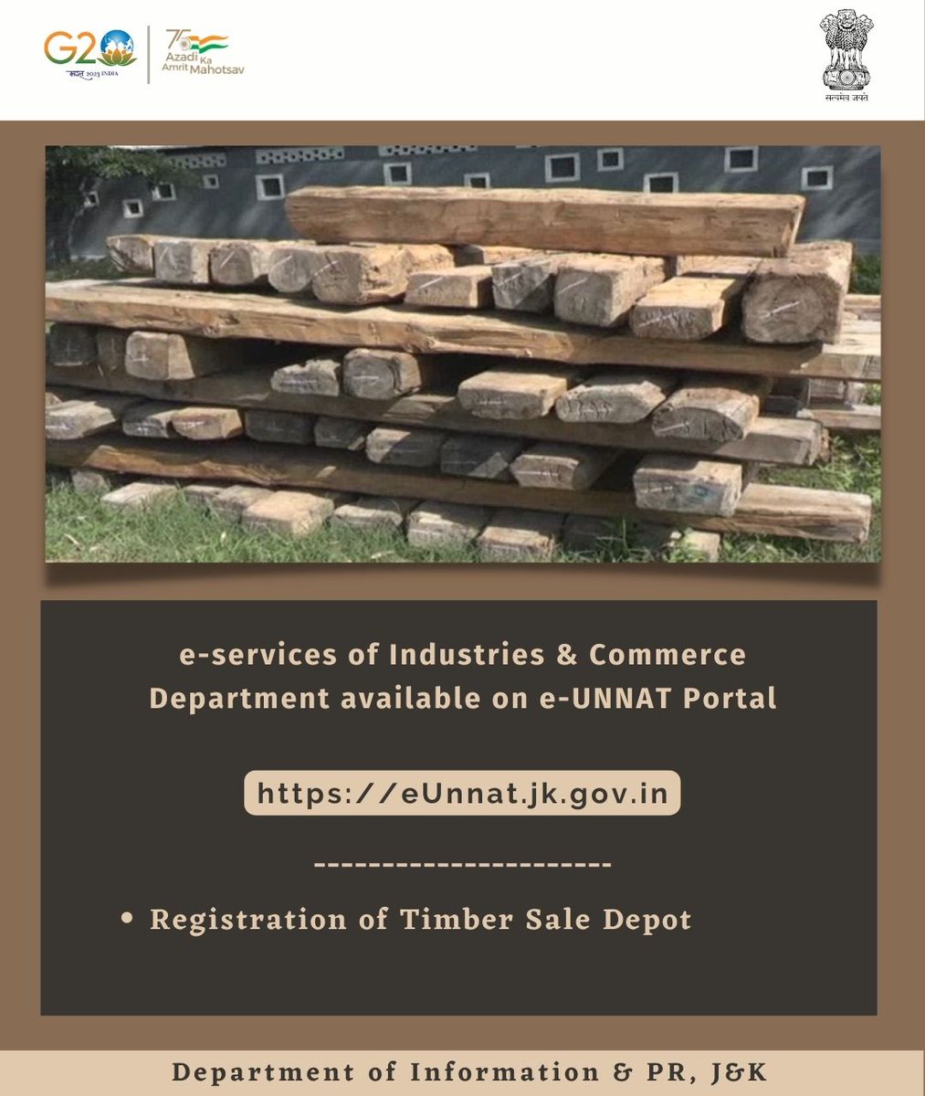Information & PR Ramban on Twitter "DigitalJK Registration of Timber