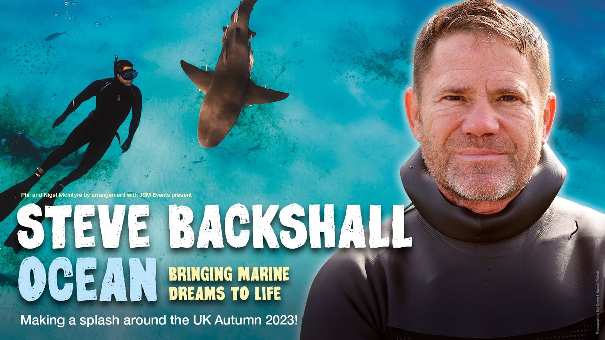 ahttw's tweet photo. Popular animal explorer Steve Backshall will be coming to the Assembly Hall on Wednesday 18 October with his brand new show 'Ocean' 🌊🌊 Steve will appear on the One Show tonight, don't miss it! Tickets now available at https://t.co/NFPWQQuERL https://t.co/bP3H5Uex4O
