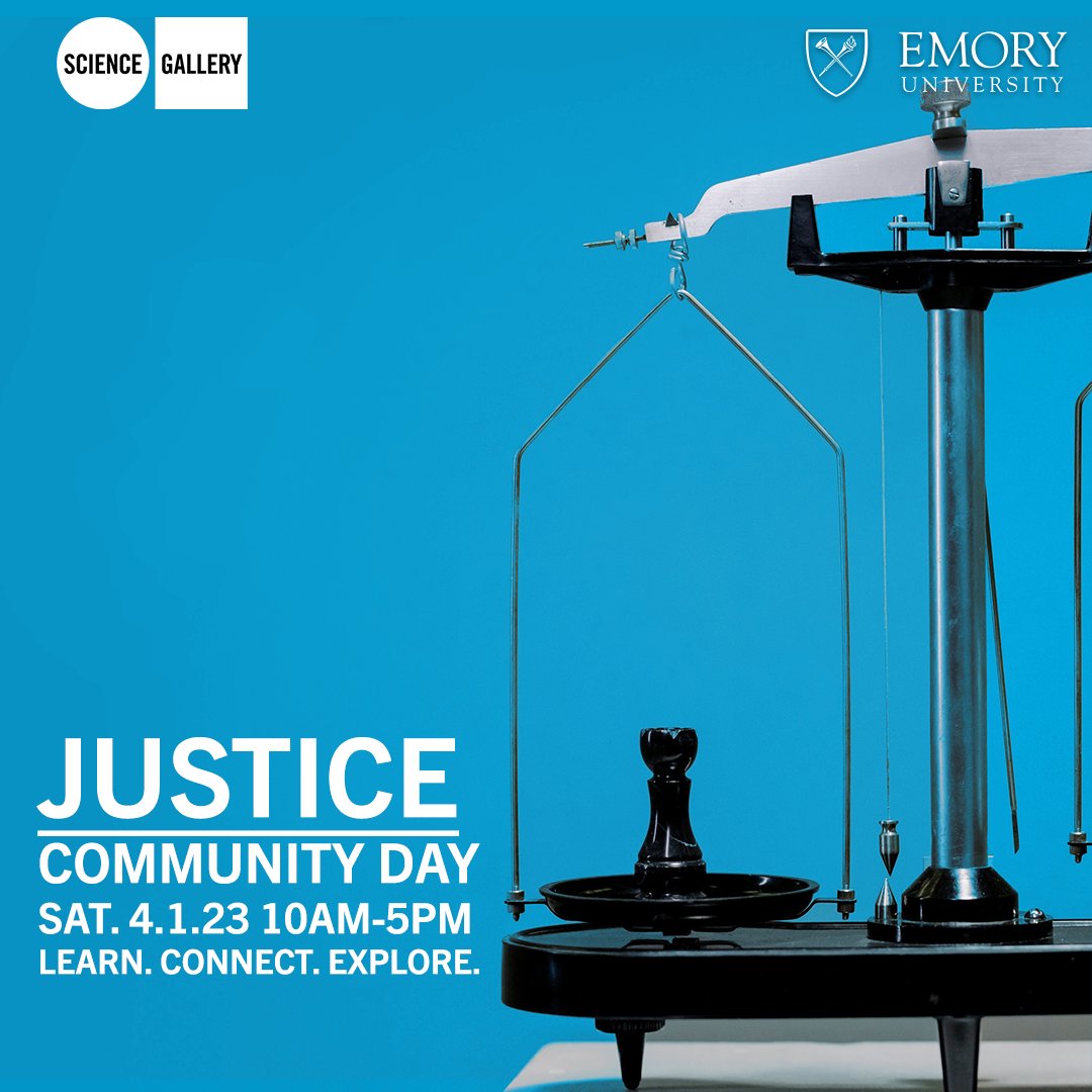 We are 1 week away from Community Day!
Visit link-in-bio for event details. #sciencegallery #sciencegalleryatlanta #justice