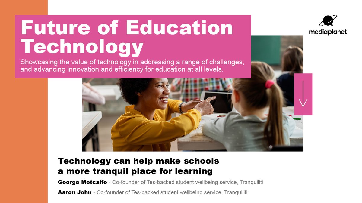 #FutureofEducationTechnologyCampaign launches today 🤩🔥 you can pick it up inside the @guardian and online at ow.ly/J2sN30suAoy featuring George Metcalfe with @TranquilitiUK

#innovationeducation #educationtech #techforeducation